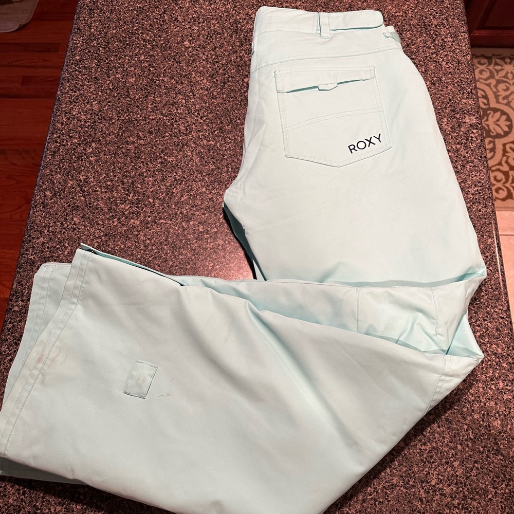 Roxy Light Blue Ski/Snow Pants.